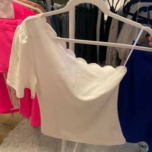 One shoulder blouse